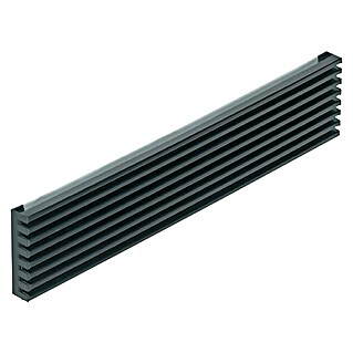 Rejilla de ventilación (Ancho: 89,8 cm, Negro)