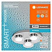 Ledvance LED-Wand- & Deckenstrahler (18 W, L x B x H: 30 x 30 x 7,8 cm, Silber, Mehrfarbig, 1 Stk.) | BAUHAUS