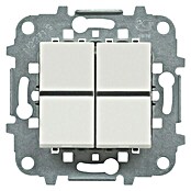 Niessen Zenit Interruptor/Conmutador doble (Blanco)