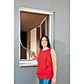Schellenberg Insect Stop Mosquitera para ventana Magnetic (An x Al: 100 x 120 cm, Blanco, Poliéster, Ámbito de uso: Ventana)