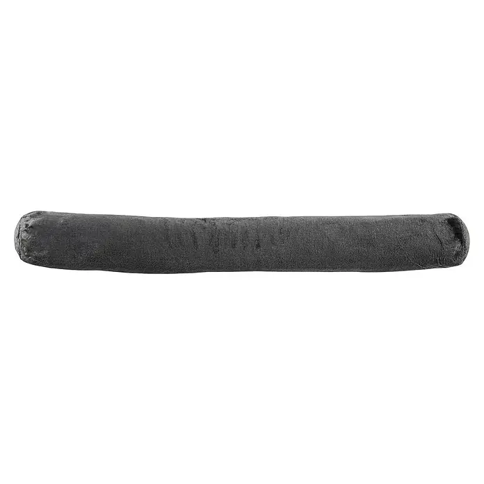 Zugluftstopper - Charcoal Grey, Ø x L: 10 x 90 cm - Grauer, zylindrischer Bolster für zusätzliche Unterstützung und Komfort. Ideal für Rücken, Nacken oder als dekoratives Element.