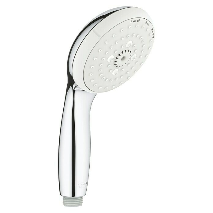 Grohe Handbrause Tempesta 100Anzahl Funktionen: 3 Stk., 9,5 l/min bei 3 bar, Chrom Front View