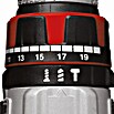Einhell Set taladro atornillador percutor de batería TE-CD 18 Li-i BL (18 V, Iones de litio, 3 Ah, 2 baterías) | BAUHAUS