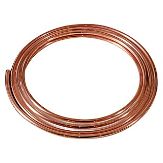 Tubo de cobre en rollo (Diámetro: 18 mm, Largo: 5 m)