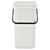 Brabantia Cubo de basura empotrado Sort & Go (12 l, Blanco, Plástico) | BAUHAUS