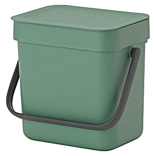Brabantia Cubo de basura Sort & Go (3 l, Plástico, Verde oscuro)