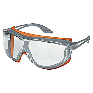 Uvex Schutzbrille Skyguard NT (Orange, Transparente Seitenteile)