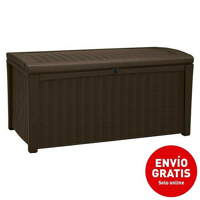 Keter Baúl para jardín Borneo (130 x 70 x 63 cm, 400 l, Marrón)