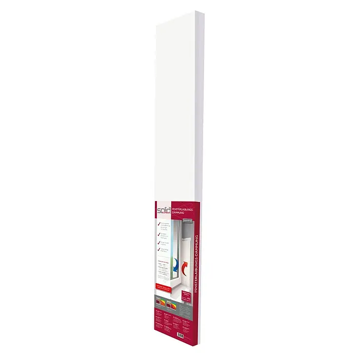 Solid Elements Fensterlaibungs-Dämmung - 1.250 x 260 x 10 mm, 4 Stk. - Produktbild eines Fenstereinbau-Dämmstoffpakets von Solidi Elements. Dieses Paket hilft, die Wärme im Haus zu halten und Energiekosten zu senken.