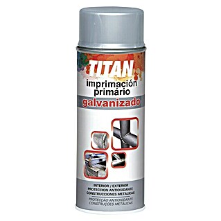 Titan Spray Galvanizado (400 ml, Gris / Galvanizado)