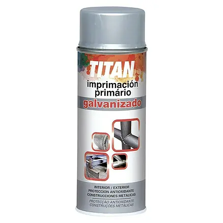 Titan  Pintura decorativa en spray Galvanizado