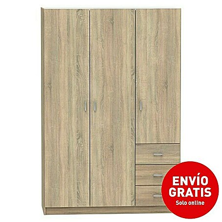 Muebles Pitarch Turín Armario para ropa (L x An x Al: 50 x 120 x 180 cm, Roble)