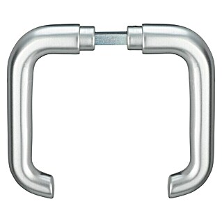 Portaferm Drückerpaar (Vierkantstift: 8 mm, Silber, Türstärke: 35 mm - 45 mm, U-Form)