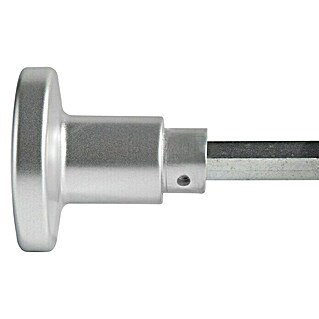 Portaferm Knopfdrücker (Vierkantstift: 8 mm, Silber)