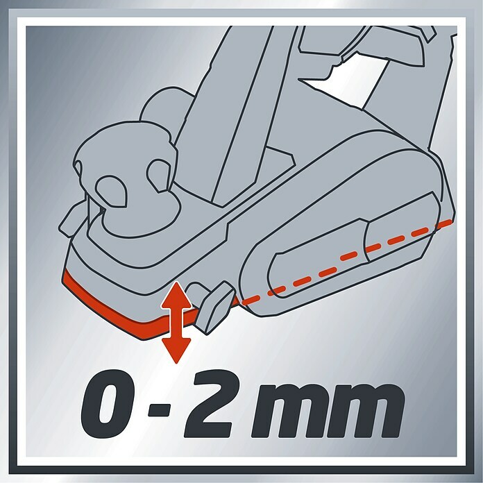 Einhell Elektrohobel TC-PL 750750 W, Hobeltiefe: 0 mm - 2 mm, Leerlaufdrehzahl: 0 U/min - 17.000 U/min Sketch