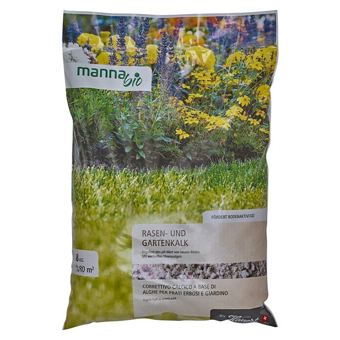 Manna Bio Garten- & Rasenkalk und Rasenkalk (8 kg) | BAUHAUS