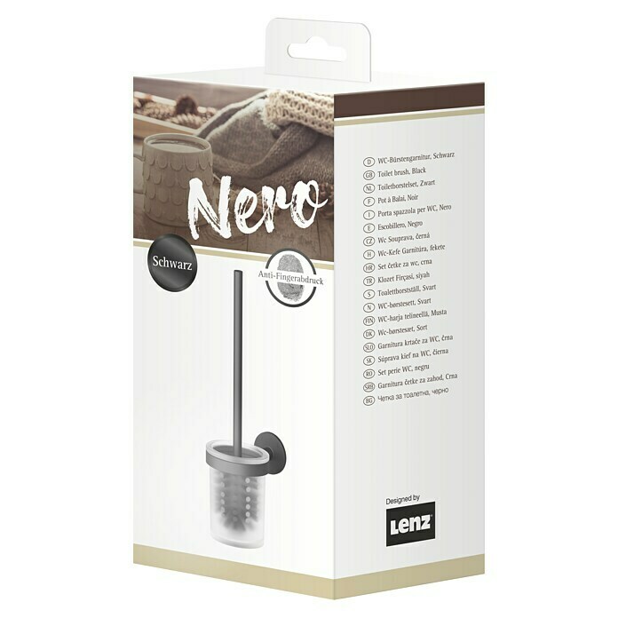 Lenz WC-Bürstengarnitur Nero