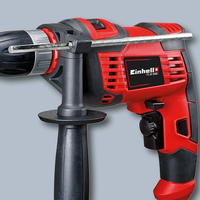 Einhell Schlagbohrmaschine TC-ID 550 E550 W, Leerlaufdrehzahl: 0 U/min - 2.800 U/min Detail Shot