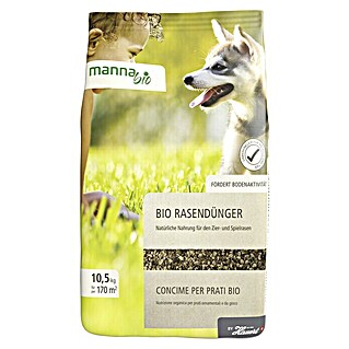 Manna Bio Rasendünger (10,5 kg, Max. Anwendungsfläche: 170 m²)