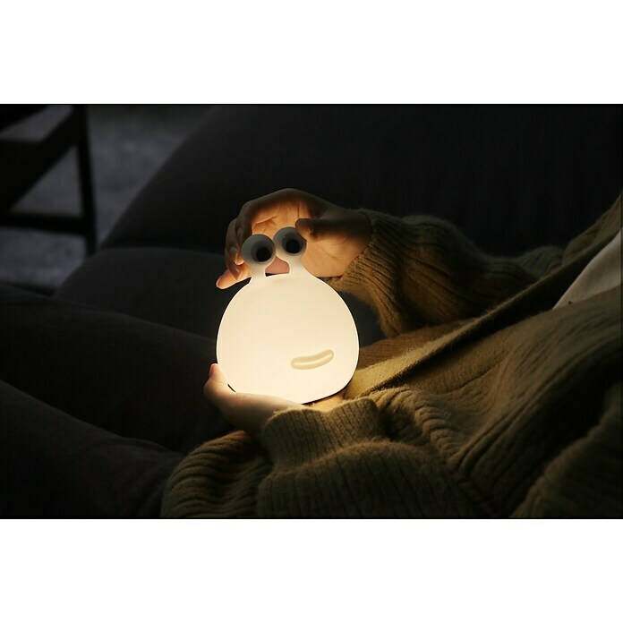 H: LED-Nachtlicht x MOON) | 13 cm, BAUHAUS B MOMO MegaLight MOMO (Weiß, x x 10 x RGBW, MOON 13 L