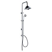 Rousseau Sistema de ducha Retro (Con grifo monomando, Distancia entre orificios: 15 cm, Número de tipos de chorro: 2 ud., Cromo) | BAUHAUS