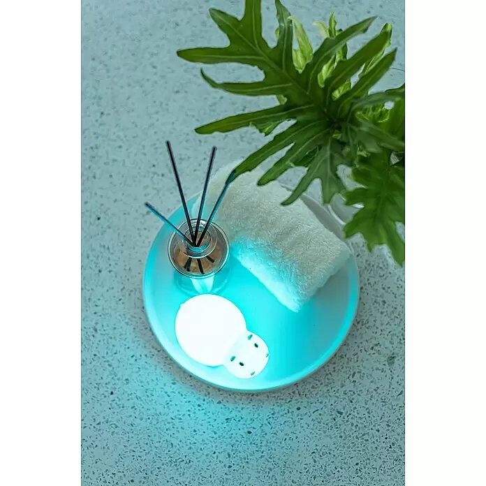 MegaLight LED-Nachtlicht SWIMMY HIPPO - L x B x H: 11 x 7 x 7 cm, Lichtfarbe: RGB, SWIMMY HIPPO - Stimmungsaufnahme