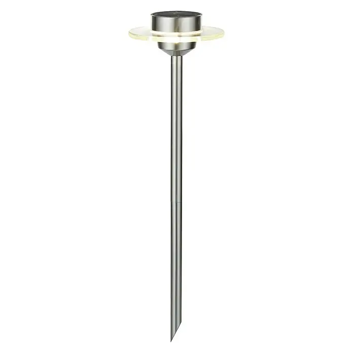 Paulmann Special Line Solarleuchte Ufo - Edelstahl, Höhe: 55 cm, LED - Silberne Solarleuchte für den Garten.  Diese Leuchte spendet stimmungsvolles Licht und ist eine schöne Dekoration für jeden Außenbereich.