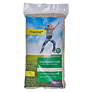 Manna Rasendünger Turbo (10 kg, Inhalt ausreichend für ca.: 400 m²)