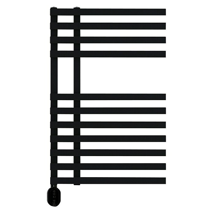 Rointe Radiador toallero Venezia Oval (An x Al: 50 x 87 cm, Combinación de conexión del radiador: Otros, Negro) | BAUHAUS