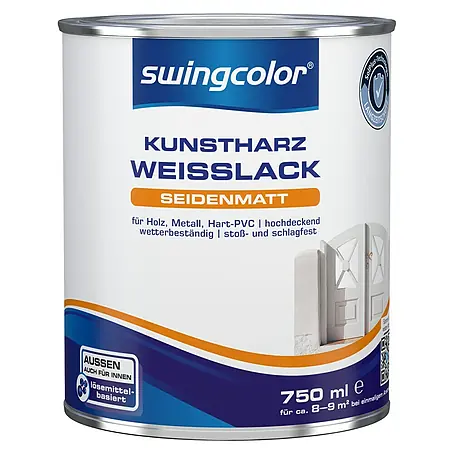 swingcolor  Weißlack Kunstharz