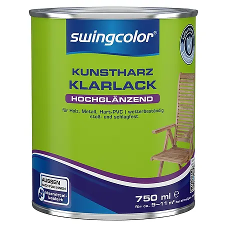 swingcolor  Klarlack Kunstharz für Außen