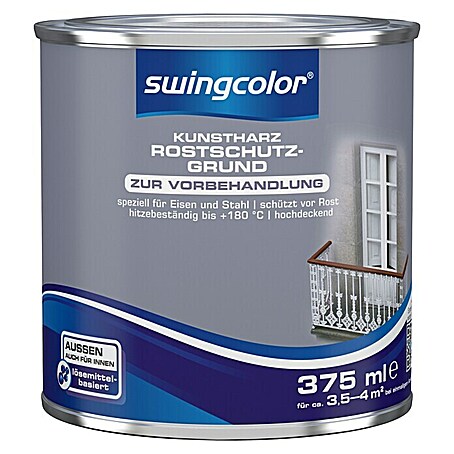 swingcolor Rostschutzgrund Kunstharz (Grau, 375 ml, Lösemittelbasiert)