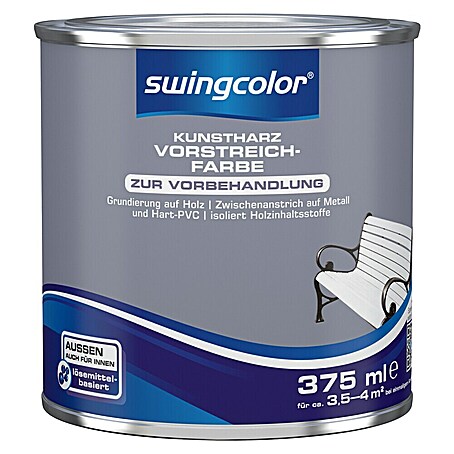 swingcolor Vorstreichfarbe Kunstharz (Weiß, 375 ml)