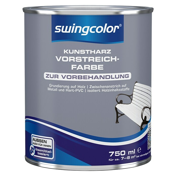 swingcolor Vorstreichfarbe (Weiß, 750 ml, Lösemittelbasiert)