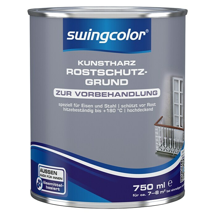 swingcolor Rostschutzgrund (Grau, 750 ml, Lösemittelbasiert)