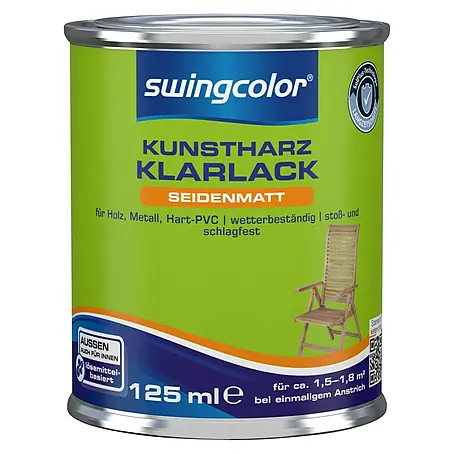 swingcolor  Klarlack Kunstharz für Außen