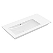 Villeroy & Boch Venticello Einbauwaschbecken (100 x 50 cm, Ohne Beschichtung, Ohne Hahnloch, Becken links, Weiß)