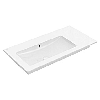 Villeroy & Boch Venticello Einbauwaschbecken (100 x 50 cm, Ohne Spezialglasur, Hahnloch: Ohne, Weiß, Ablagefläche: Rechts)