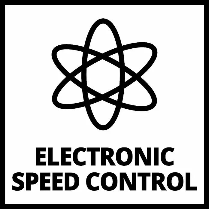 Einhell PXC 18V Taladro atornillador de batería TE-CD 18/40 Li BL - 18 V, Sin batería, 40 Nm - Símbolo de control electrónico de velocidad. Regula la velocidad de herramientas y aparatos.