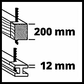 Einhell Professional Power X-Change 18V Sierra de sable de batería TE-AP 18/28 Li BL - Solo (18 V, Sin batería, Número de carreras marcha en vacío: 0 /min - 2.500 /min) | BAUHAUS