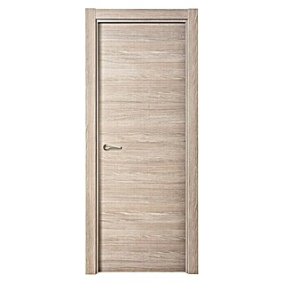 Solid Elements Pack puerta de interior Roble Gris con manilla R-707 S (82,5 x 203 cm, Derecha, Roble Gris, Macizo)