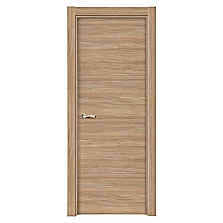 Solid Elements Pack puerta de interior Roble Urban con manilla R-707 S (62,5 x 203 cm, Derecha, Roble claro, Macizo)