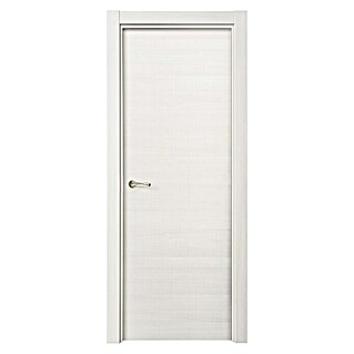Solid Elements Pack puerta de interior Fresno Eslovenia con manilla R-707 S (62,5 x 203 cm, Derecha, Blanco, Macizo)