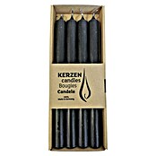 Stabkerzen-Set Rustic (4 Stk., Ø x H: 2,2 mm x 25 cm, Schwarz) | BAUHAUS