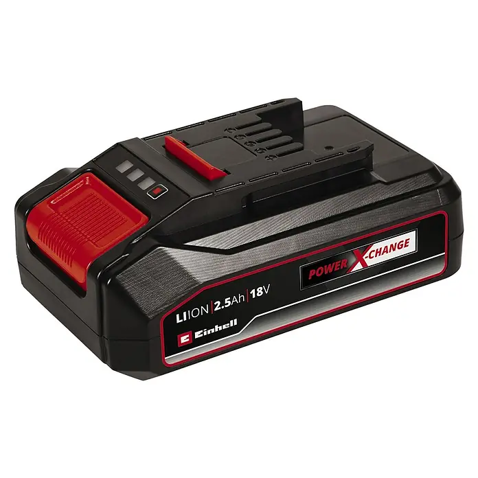 Einhell Power X-Change 18V Akku-Schlagbohrschrauber TE-CD 18/2 Li-i+22 - 18 V, 1 Akku, 2,5 Ah - Einhell Power X-Change 18V 2,5 Ah Akku. Der leistungsstarke Lithium-Ionen-Akku für diverse Einhell Geräte bietet zuverlässige Energie für Ihre Projekte.
