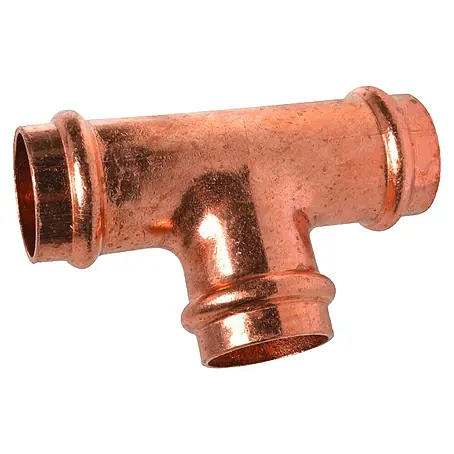 Kupfer-Press-T-Stück