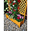 Promadino Pflanzkasten Romantica (Außenmaß (L x B x H): 120 x 38 x 210 cm, Holz, Honigbraun) | BAUHAUS