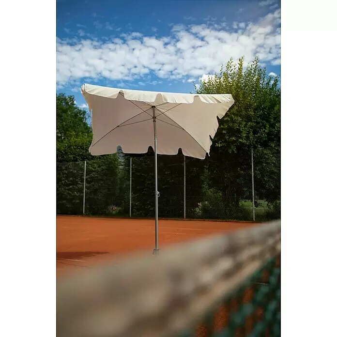 Sunfun Balkonschirm Messina II - Natur, Bespannungsmaß (L x B): 180 x 120 cm - Stimmungsaufnahme