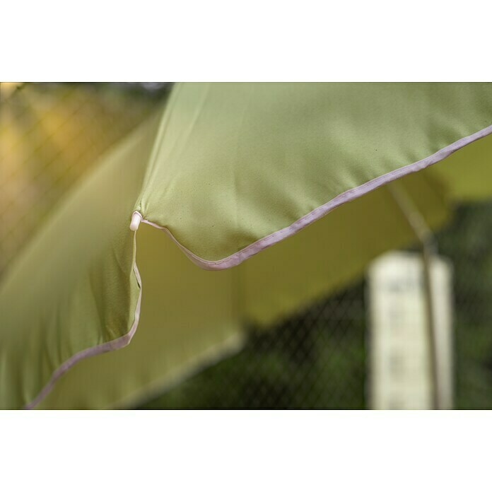Sunfun Balkonschirm Provence II (Apfelgrün, Durchmesser: 200 cm)