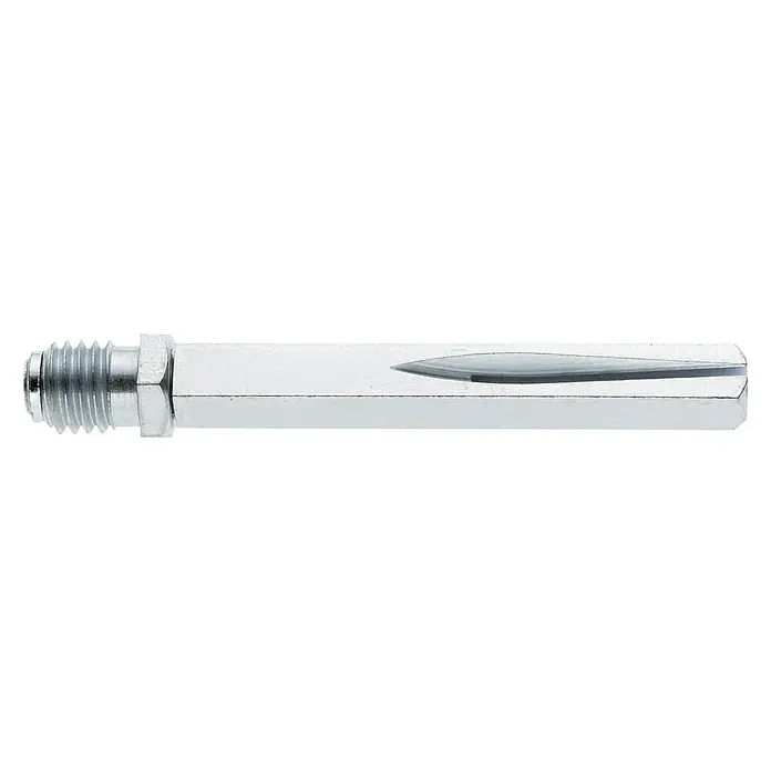 Wechselstift - Geeignet für: Knopfschild mit Gewinde - Metallischer, sechseckiger Hohlraumdübel mit Gewinde, ideal für sichere Befestigungen in verschiedenen Materialien. Hochwertige Verarbeitung.